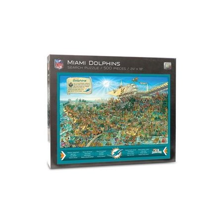 YOUTHEFAN YouTheFan 9029724 Miami Dolphins Joe Journeyman Puzzle - 500 Piece 9029724